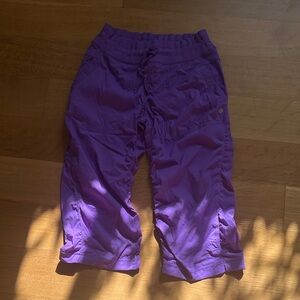 Lululemon Purple Cropped Pants